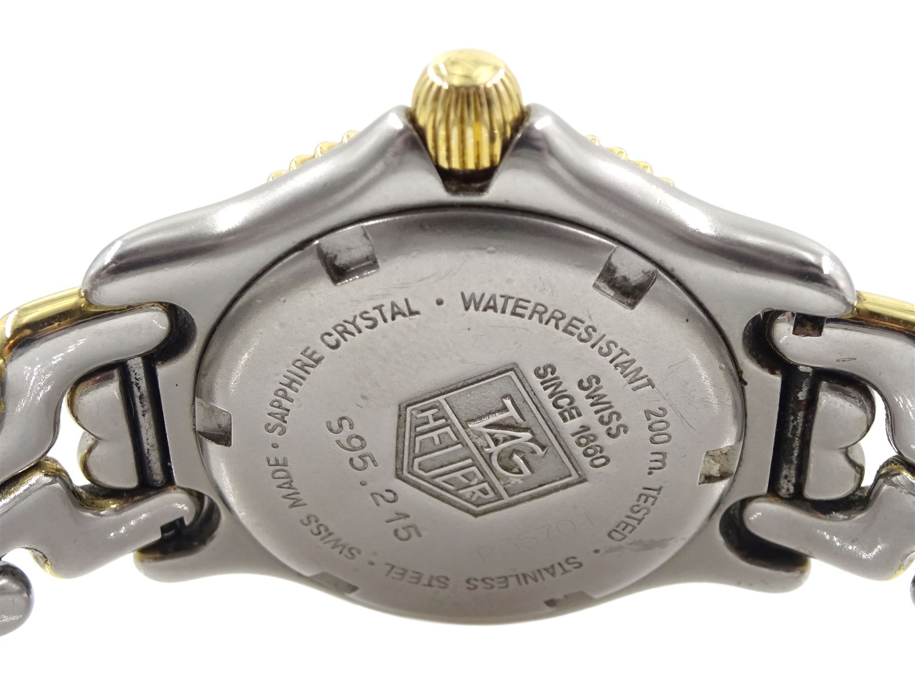 Tag Heuer Professional 200 meters ladies stainless steel quartz wristwatch - Image 2 of 4