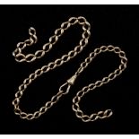 Late 19th/early 20th century 9ct rose gold chain