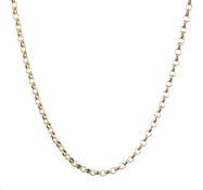 9ct gold belcher link necklace hallmarked