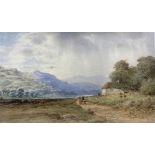 William Moore (British 1817-1909): 'Near the Heady Loch Tay'