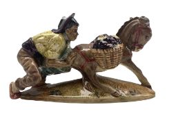 Beswick figure of a Spaniard pushing a Donkey no. 1224