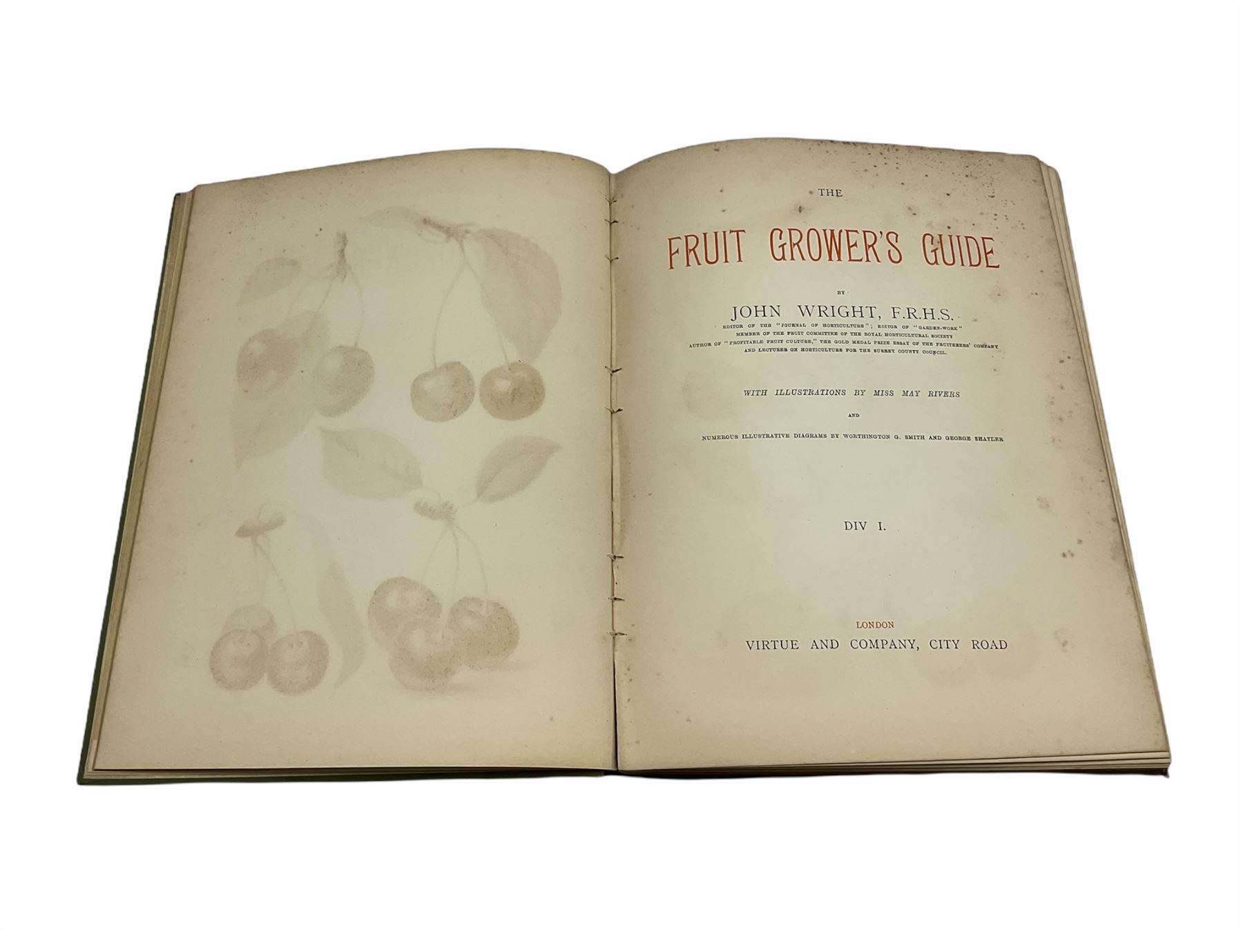 John Wright - The Fruit Growers Guide published Virtue & Co in 6 volumes with chromolithographs by M - Image 2 of 4