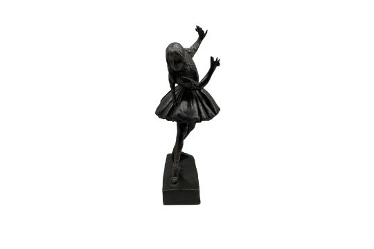 Lorna Adamson (British b.1894-?): Early 20th century bronze model of a Ballerina H31cm. A bronze by - Image 3 of 4