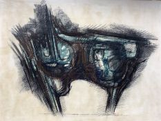 Peter Thursby (British 1930-2011): 'The Beast' Preparatory Drawing for Large Bronze Sculpture