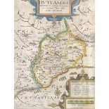 William Kip (British 1588-1635): 'Rutlandiae Omnium in Anglia Comitatu' Rutland
