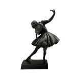 Lorna Adamson (British b.1894-?): Early 20th century bronze model of a Ballerina H31cm. A bronze by