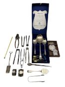Mappin & Webb silver-plated dessert spoon set