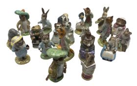 Beatrix Potter figures comprising Beswick Foxy Whiskered Gentleman (gold oval backstamp)