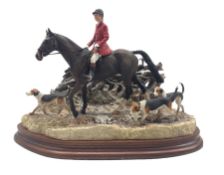 Border Fine Arts limited edition model 'Boxing Day Meet' by Anne Wall