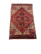 Persian Heriz hand knotted carpet