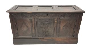 18th century and later oak coffer