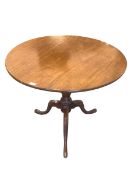 Early 19th Century mahogany occasional table