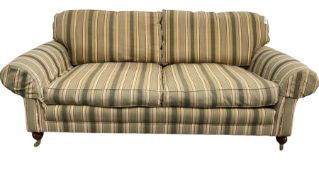 Traditional three seater sofa