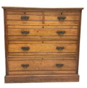 Edwardian walnut chest of drawers