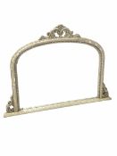 Traditional overmantle mirror