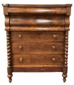 Scottish Victorian mahogany chest