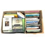 Two boxes of books on gardening and crafts etc