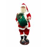 Large shops display animatronic model of Santa Claus