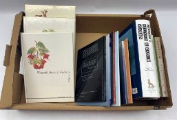 Collection of antiques reference books and Wagtails book of fuschsias (4 volumes)