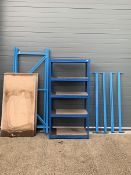 Industrial racking - one unit with five adjustable shelves (60cm x 90cm