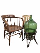 Early 20th century bentwood jardini�re stand