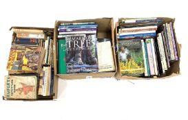 Three boxes of books including gardening