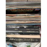 Collection of vinyl records