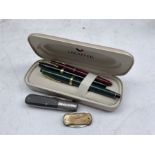 Parker fountain pen with 14k nib