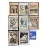 Collection of reproduction sheet music posters (9)
