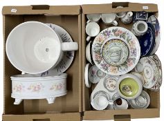 Ceramics to include a set of 11 Paragon Country Lane dinner plates