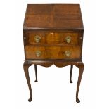 Early to mid 20th century walnut fall front bureau