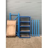 Industrial racking - one unit with five adjustable shelves (60cm x 90cm