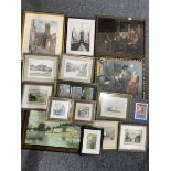 Large collection prints and originals with York interest (15)