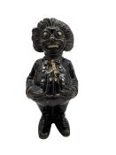 Cast Iron Golly money box H16cm. Originally handmade by mothers in Africa for their children from