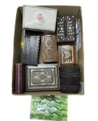 Collection of decorative and musical boxes