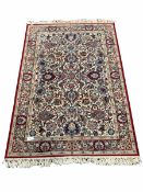 Persian design ground rug with all over floral design 141cm x 210xm