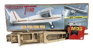 Precedent T180 radio controlled plane with engine