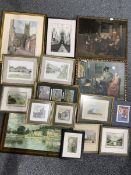 Large collection prints and originals with York interest (15)