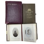 Victorian leather bound photograph album containing forty-five carte-de-visite style portrait photog