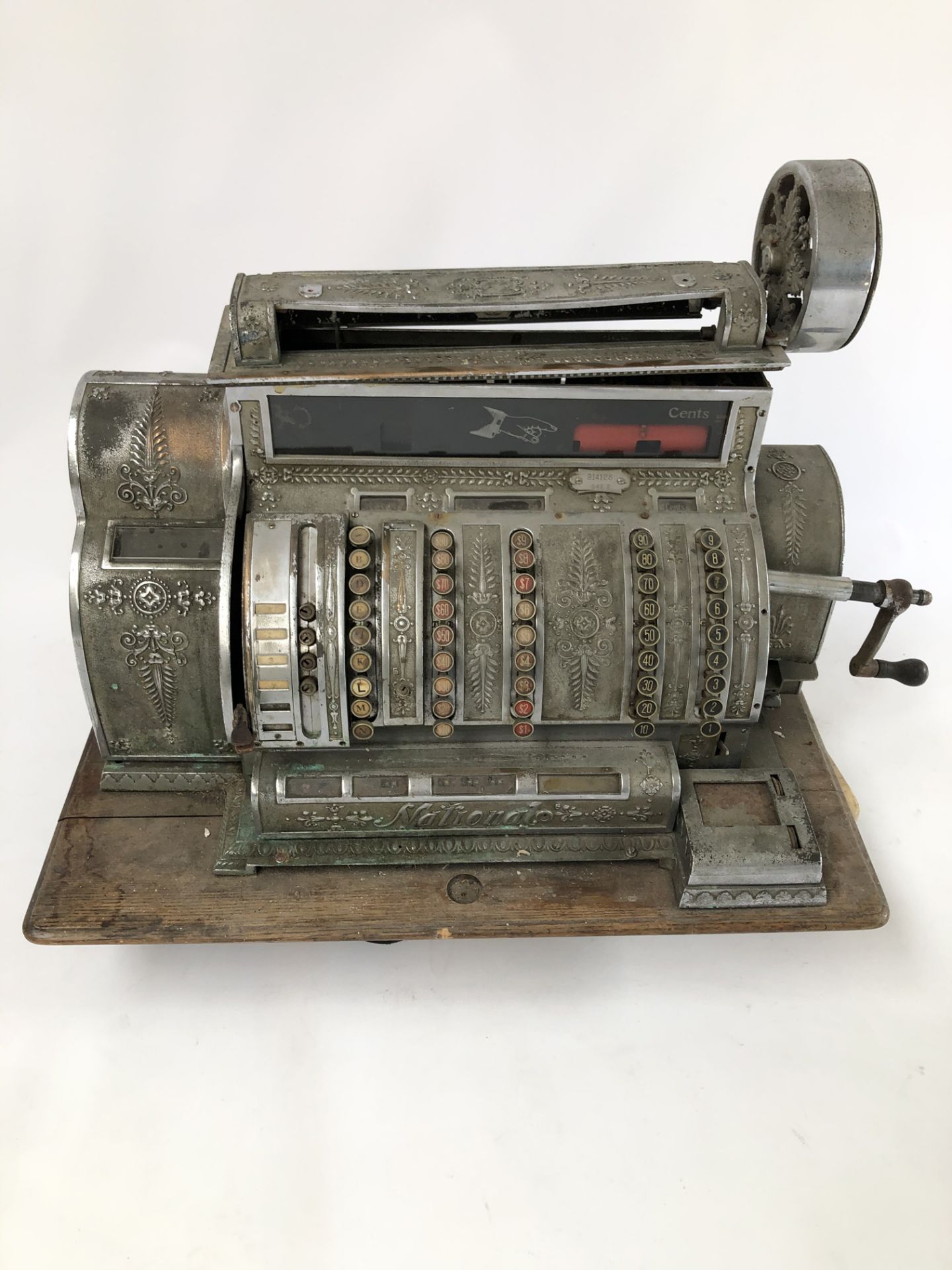 1911 Unrestored Original National Cash Register - Image 5 of 5