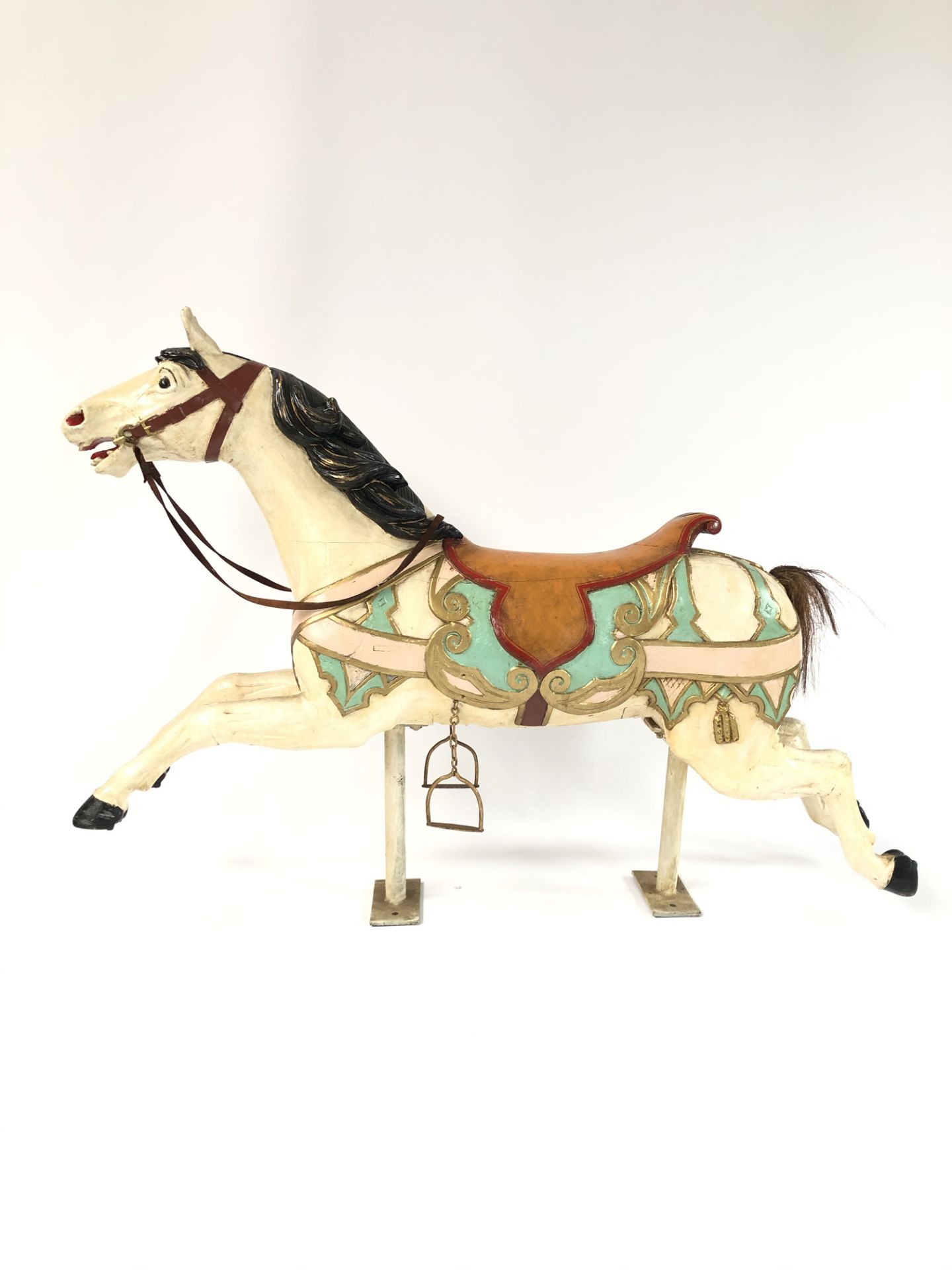 Heyn Carousel Horse ca. 1910 - Image 4 of 4