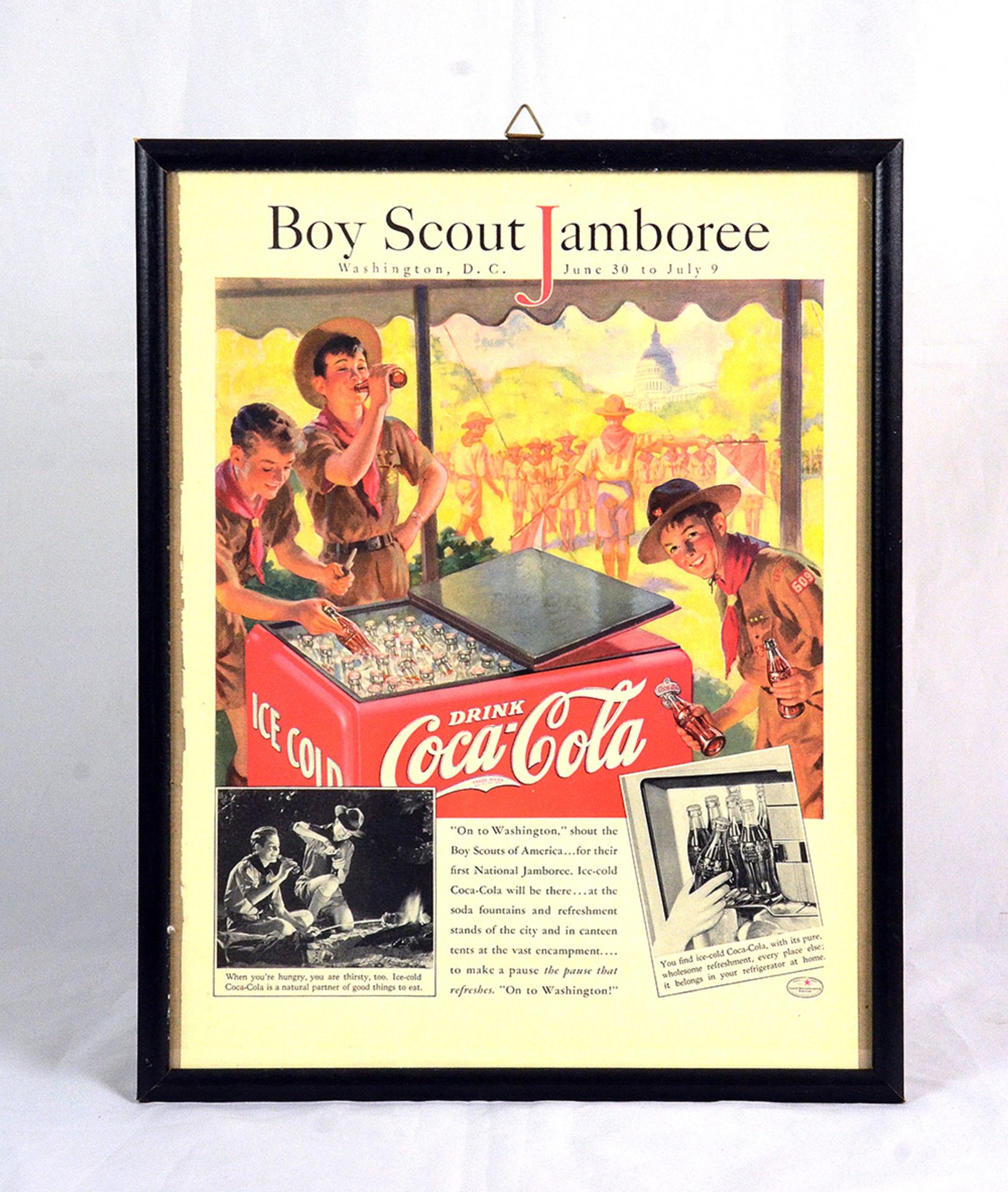 Set of 2 Coca-Cola framed advertisements - Image 4 of 5