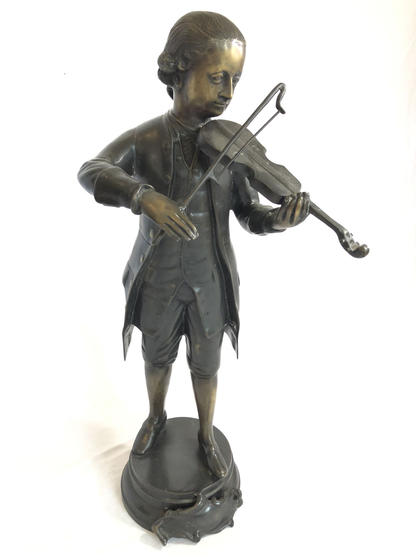 Bronze statue of Mozart  - Image 2 of 5