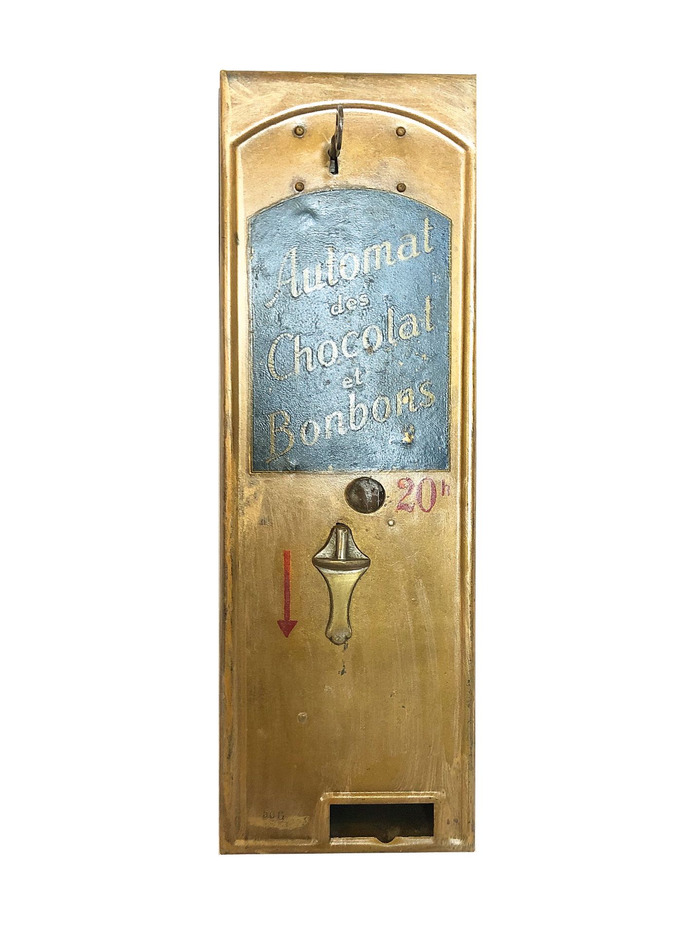 1940 French Chocolate and Candy Vending Machine - Image 2 of 4