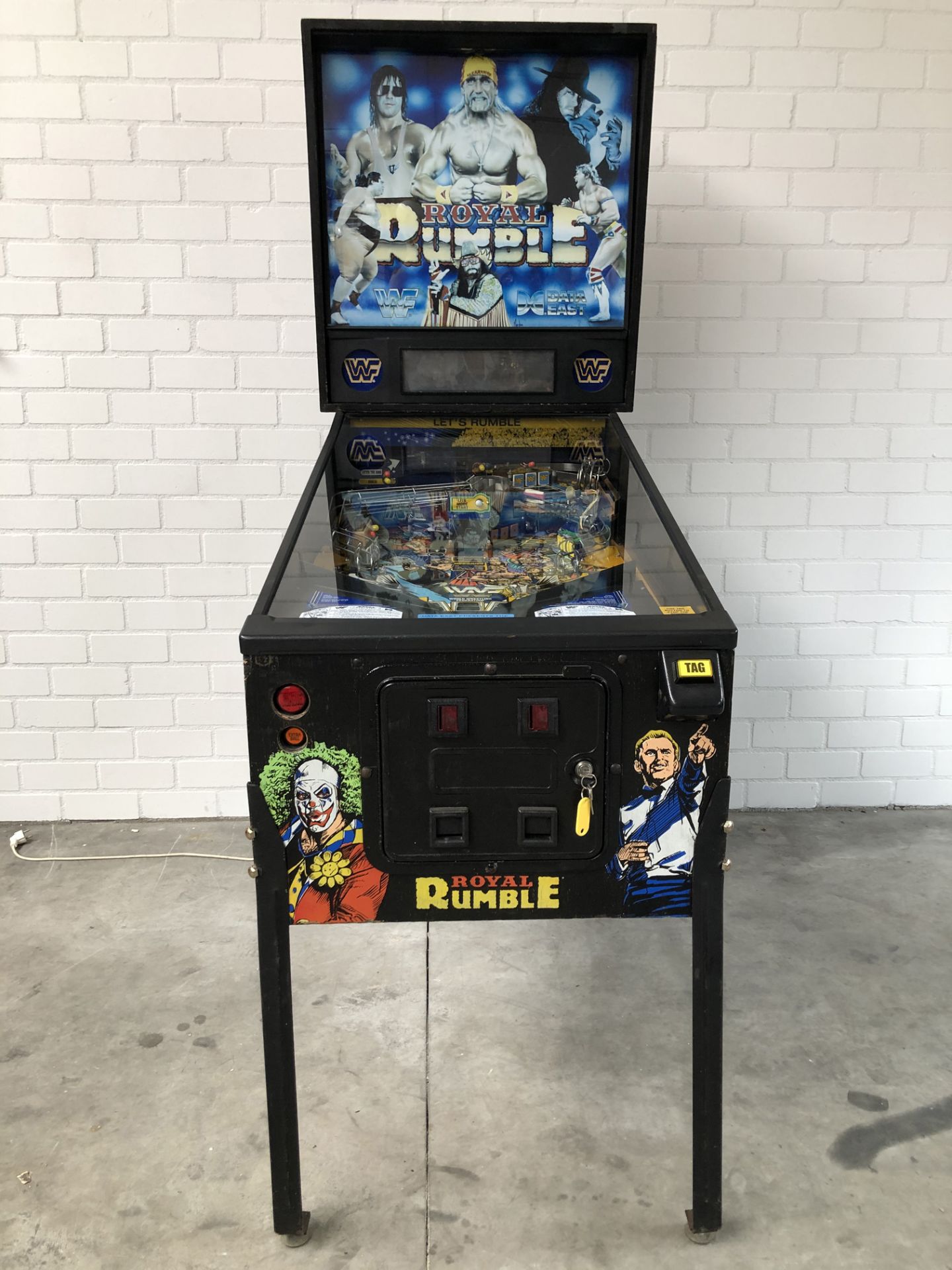 1994 WWF Royal Rumble Data East Pinball Machine  - Image 2 of 19