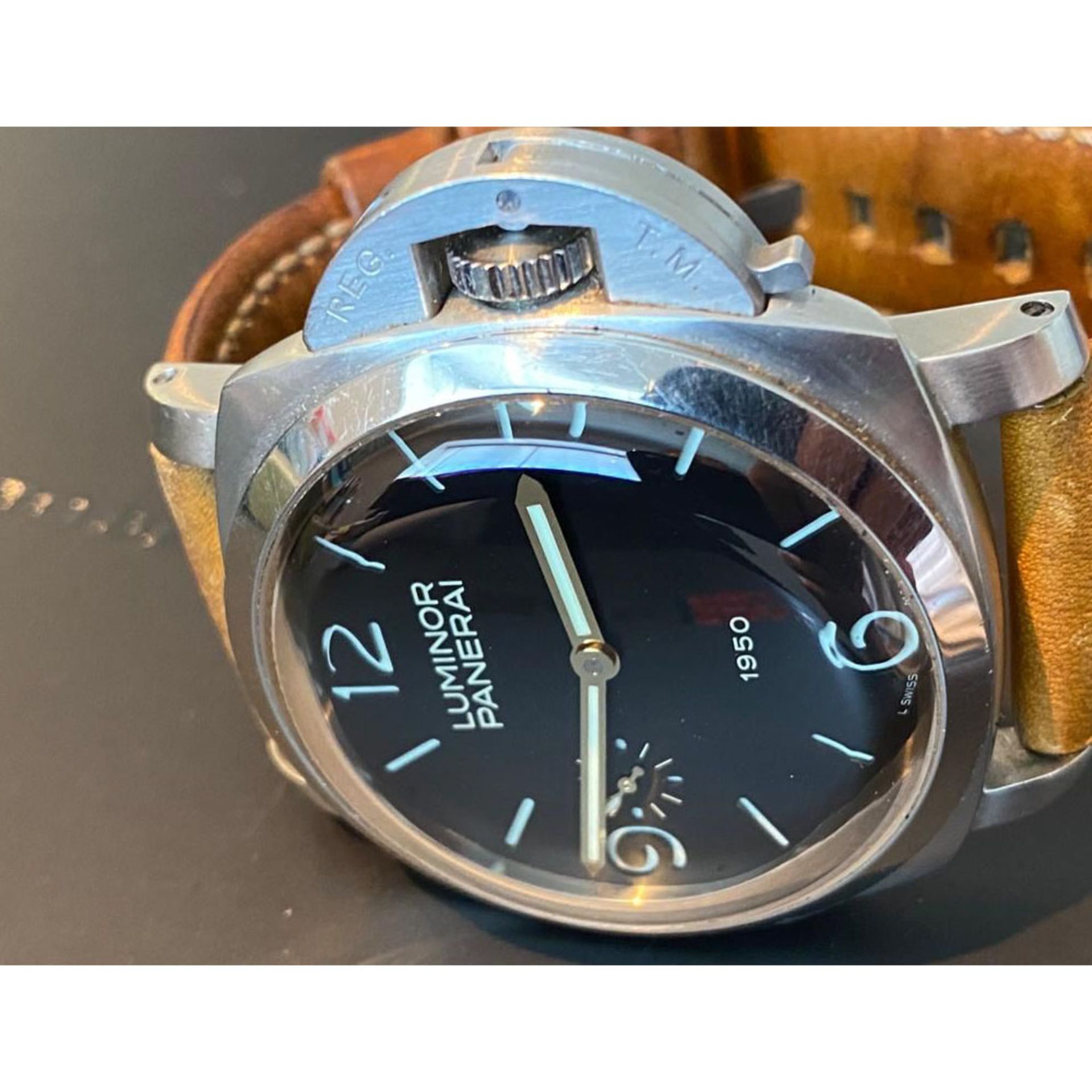 Panerai Luminor 1950 47 mm Hand-wound Mechanical Watch - Image 5 of 6