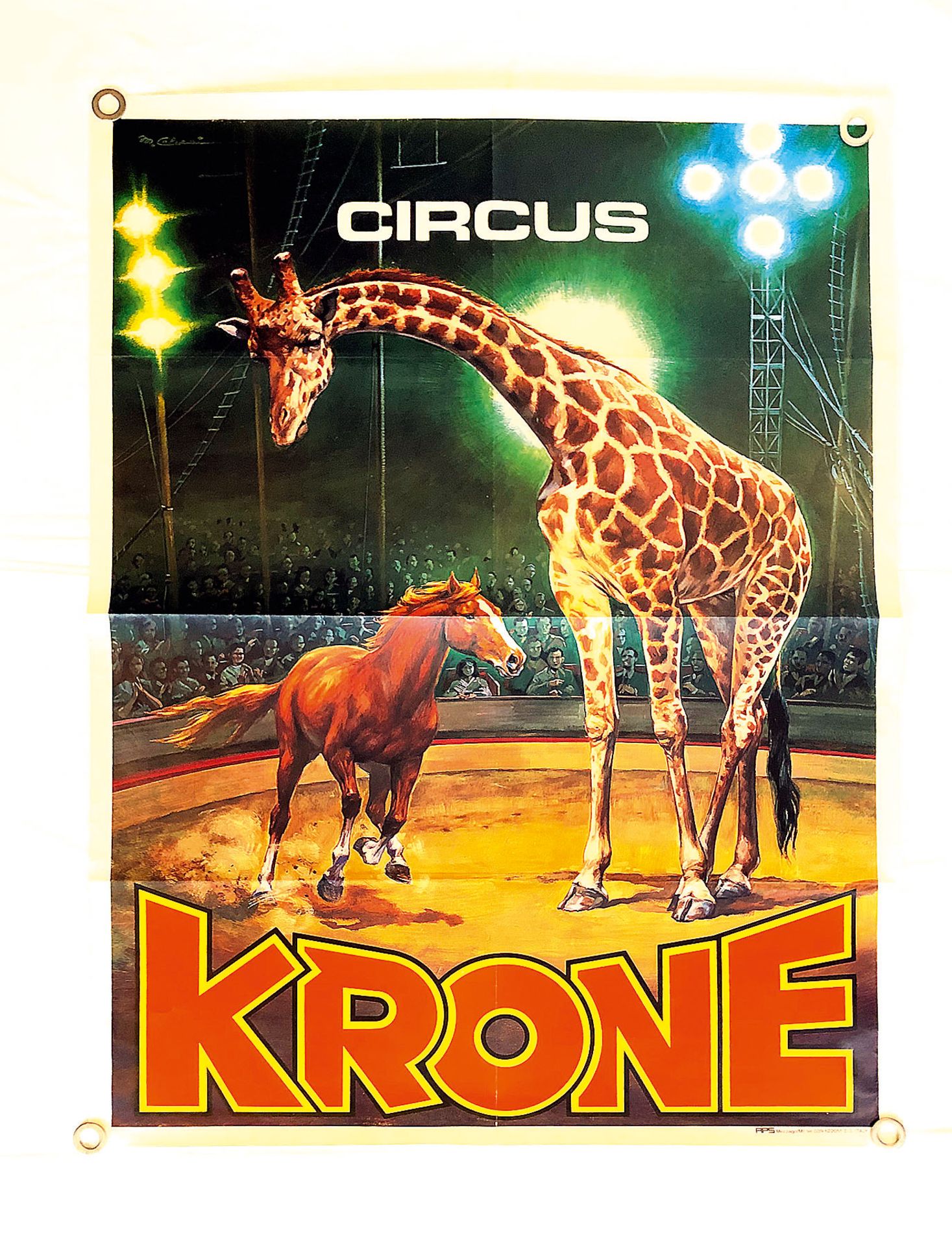 1970 Circus Krone Poster 