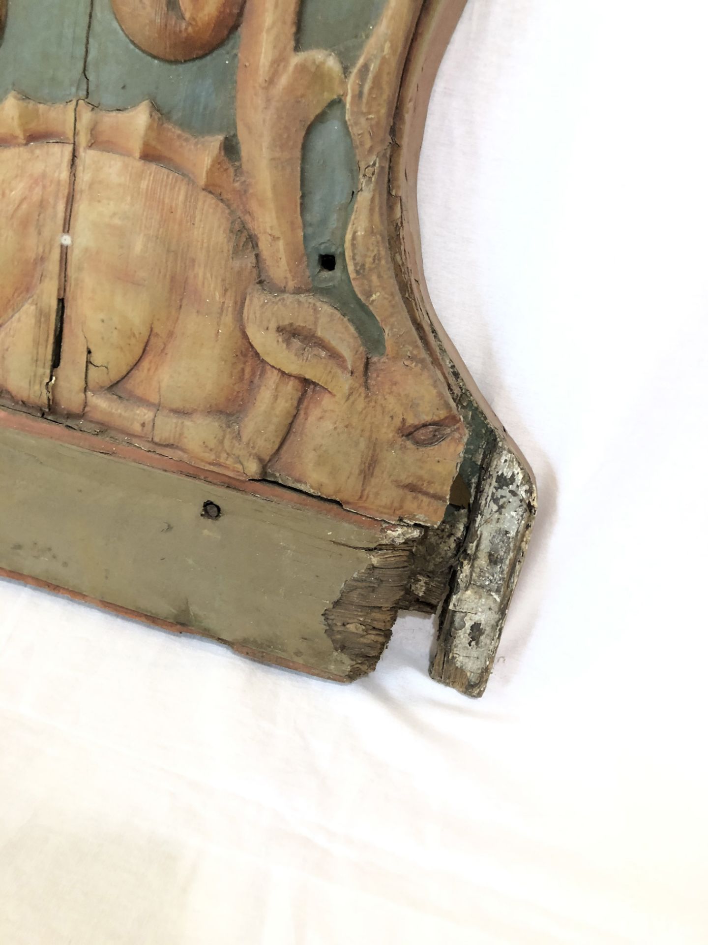 Two early 1900s carousel bench side panels - Image 4 of 4