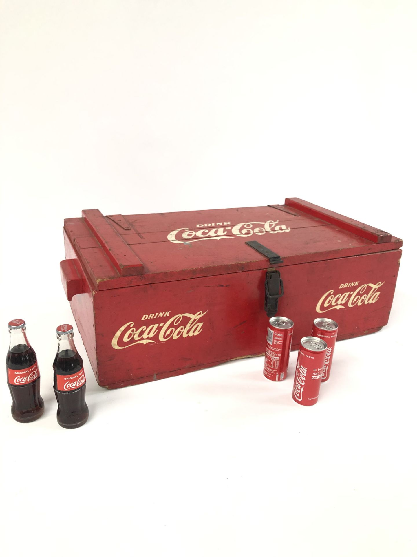 Original Coca-Cola Wooden Ice Box from Netherlands - Image 2 of 5