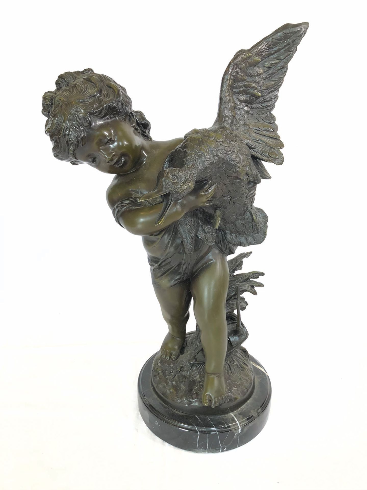 Auguste Moreau bronze statue reproduction